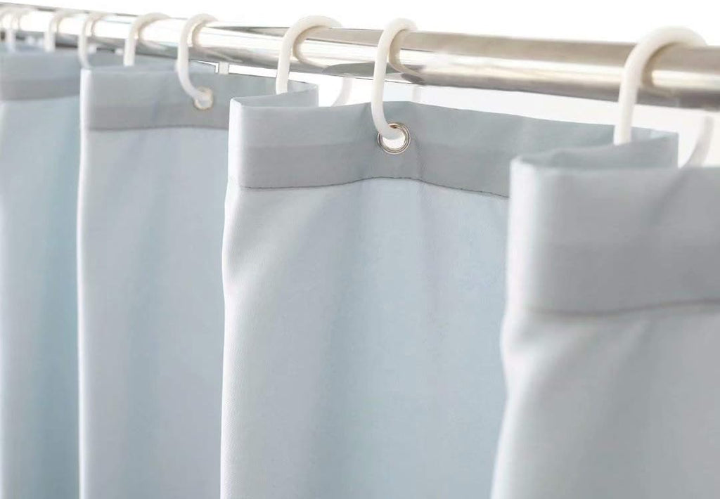 Grey Ombre Shower Curtains for Bathroom Water Resistant Fabric Decorative Bathroom Curtains Sets with 12 Hooks, 70 X 84 Inch