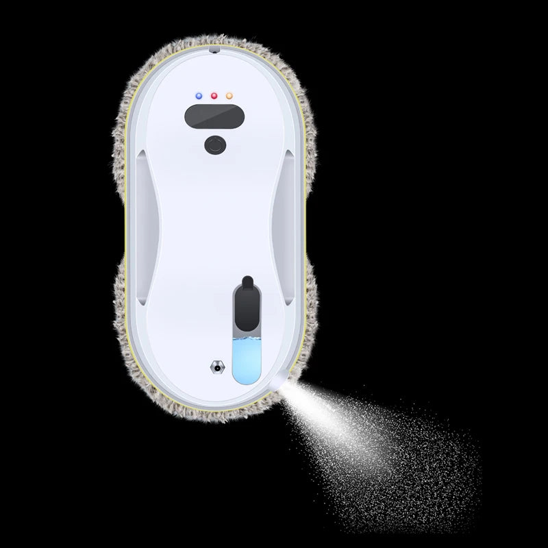 Pupuikai Home Windows Automatic Water Spray Cleaning Robot Vacuum Cleaner Remote Control Electric Window Wiper Glass