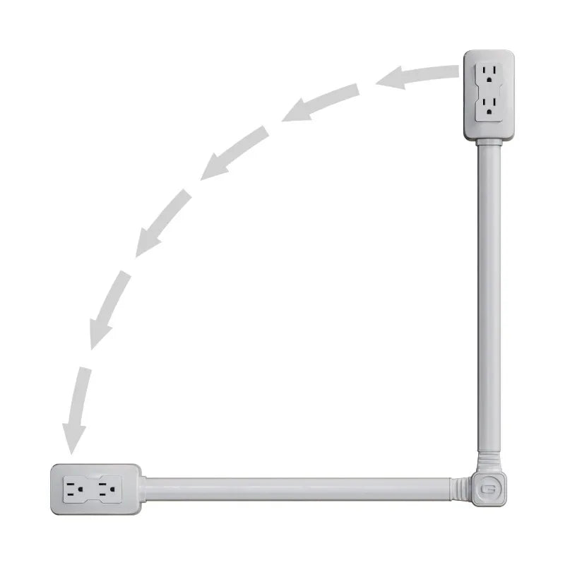 Electrical Outlet Extender, Power Socket, Sofa, Bedside Table Extender