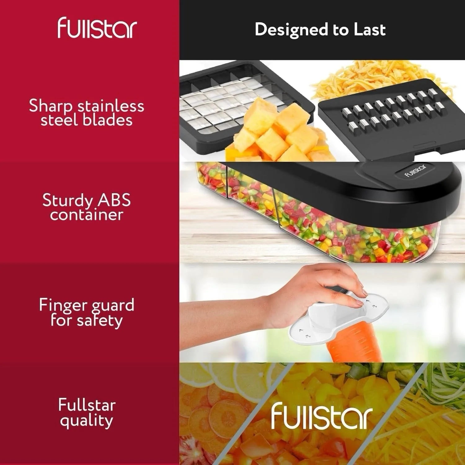 Fruit & Vegetable Toolsmandoline Slicer Kitchen Vegetable Chopper for Onion Potato Carrot Cabbage Fruits Adjustable Thin Slice