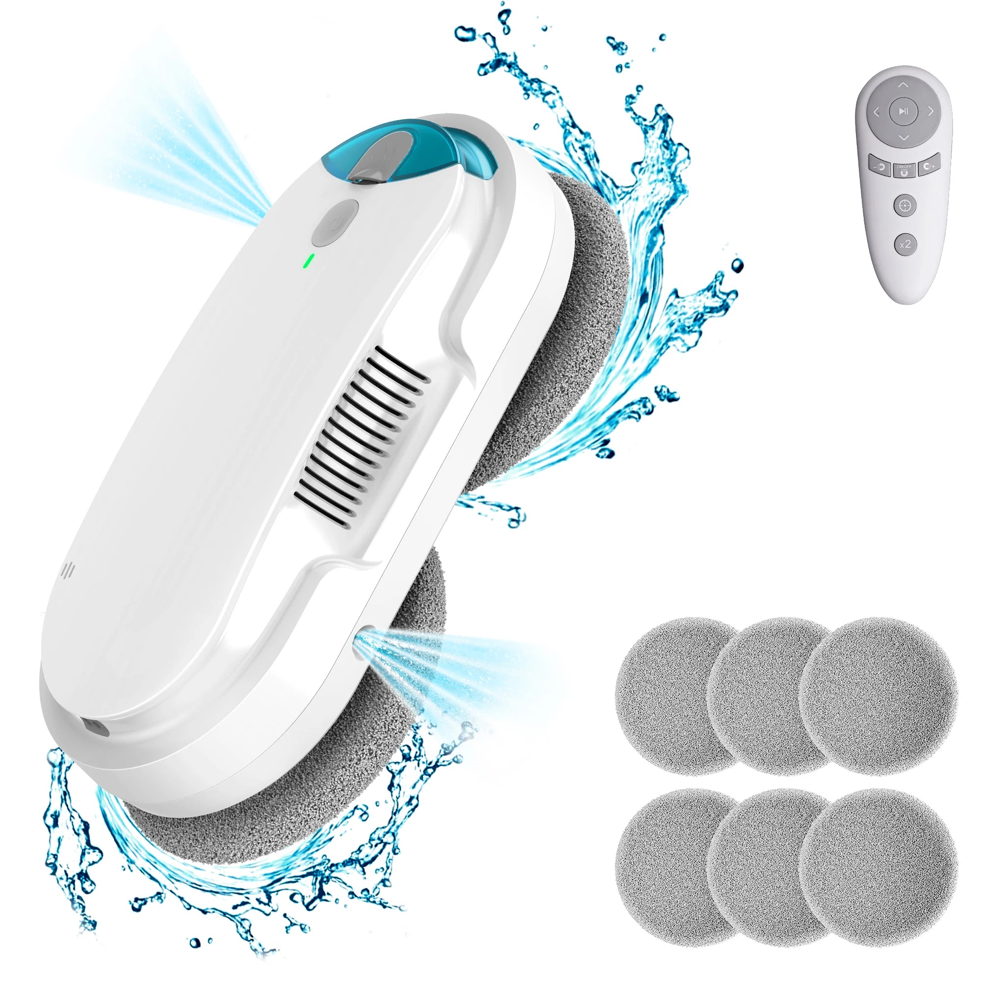 W1 Window Cleaning Robot with Automatic Water Spraying Function