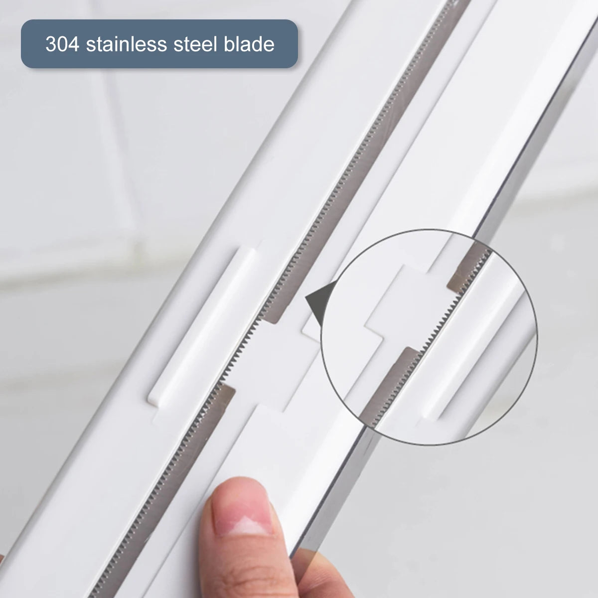Cling Film Cutter Plastic Wrap Dispenser Kitchen Accessori Wrap Film Cutter Magnetic Cling for Food Keep Fresh with Cutter Blade