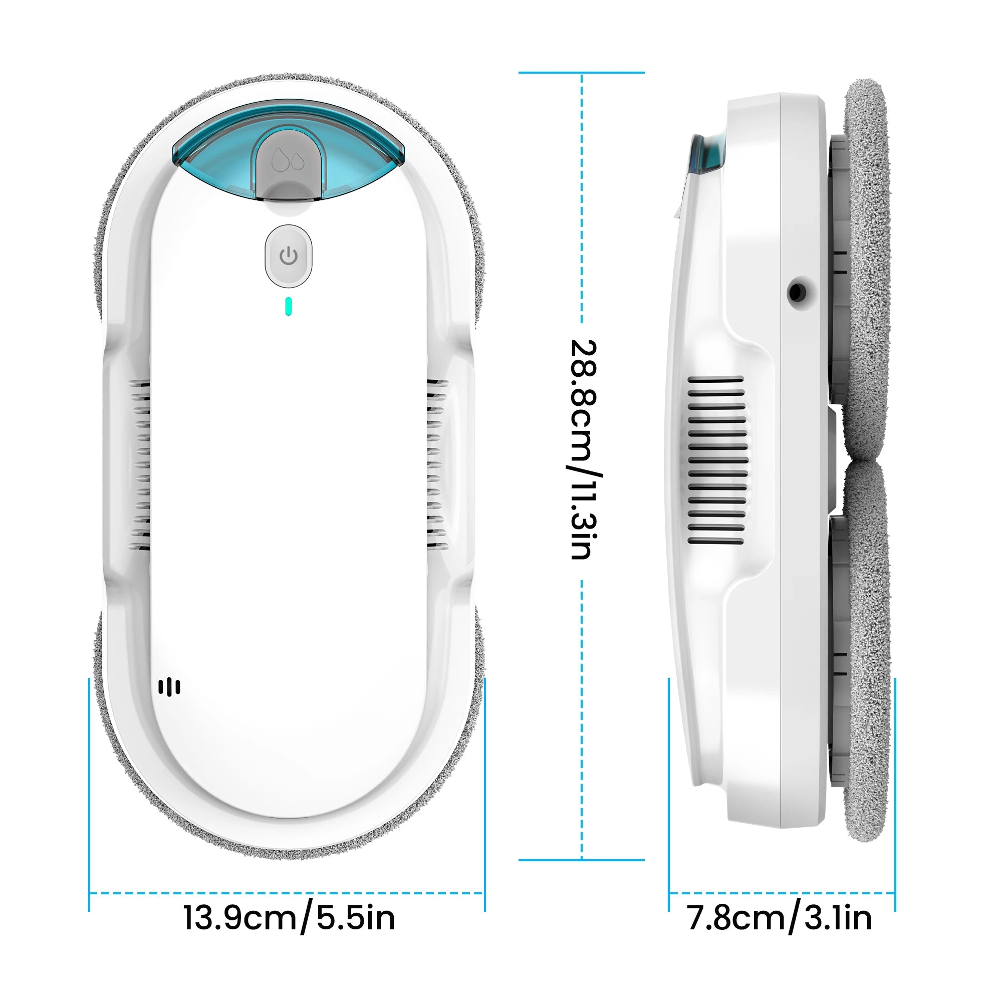 W1 Window Cleaning Robot with Automatic Water Spraying Function