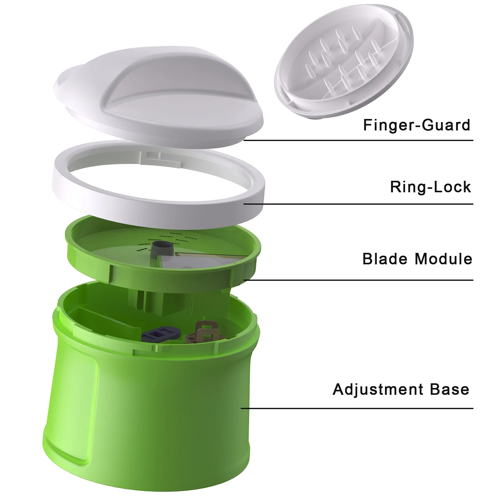 Vegetable Chopper & Zucchini Noodles Spiralizer, Food Slicer Shredder Dicer