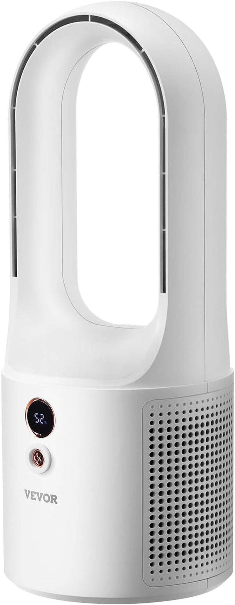 Bladeless Portable Desk Fan - 12.99 Inch, 6-Speed USB, Ultra Quiet Cooling Solution