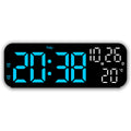Digital Alarm Clock Temperature and Date Week Display Night Mode Table Clock Voice Control 12/24H Electronic LED Alarm Clocks
