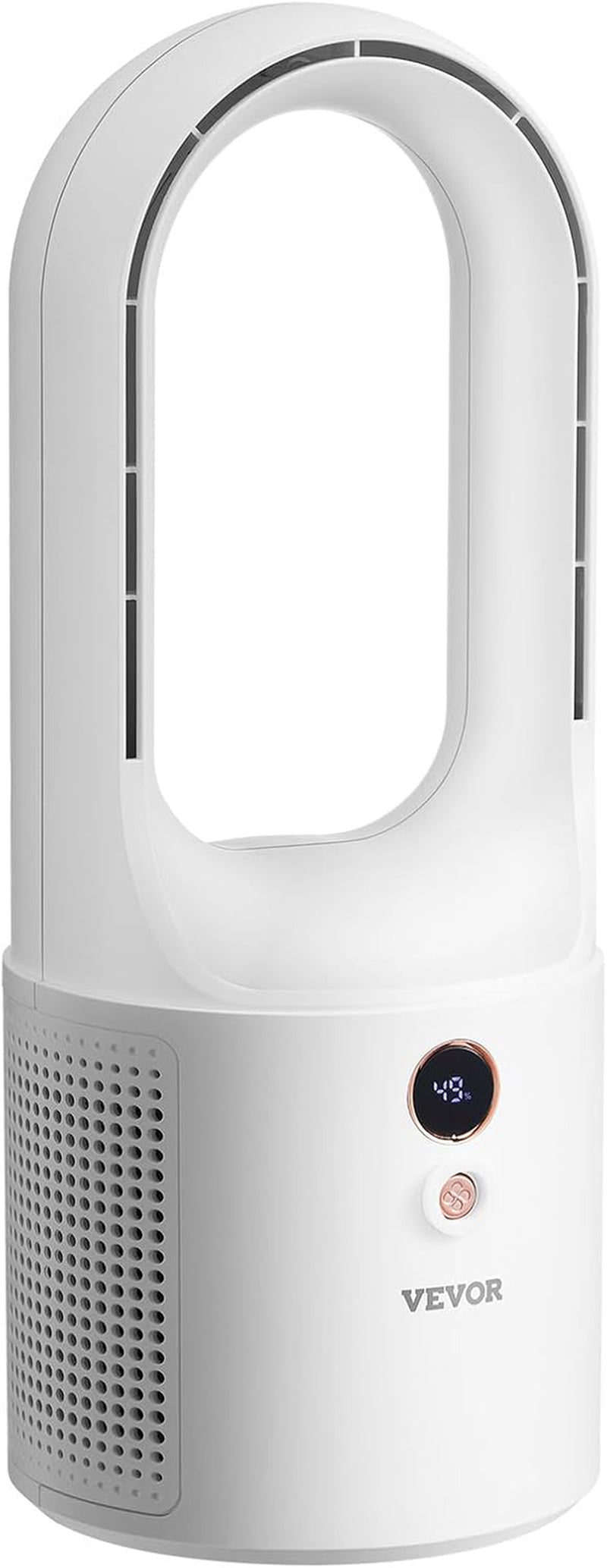 Bladeless Portable Desk Fan - 12.99 Inch, 6-Speed USB, Ultra Quiet Cooling Solution