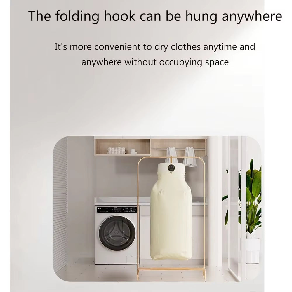 Automatic Ironing Machine for Home, Portable Clothes Dryer for Apartments, 2-In-1 Garment Steamer & Folding System with Vertical