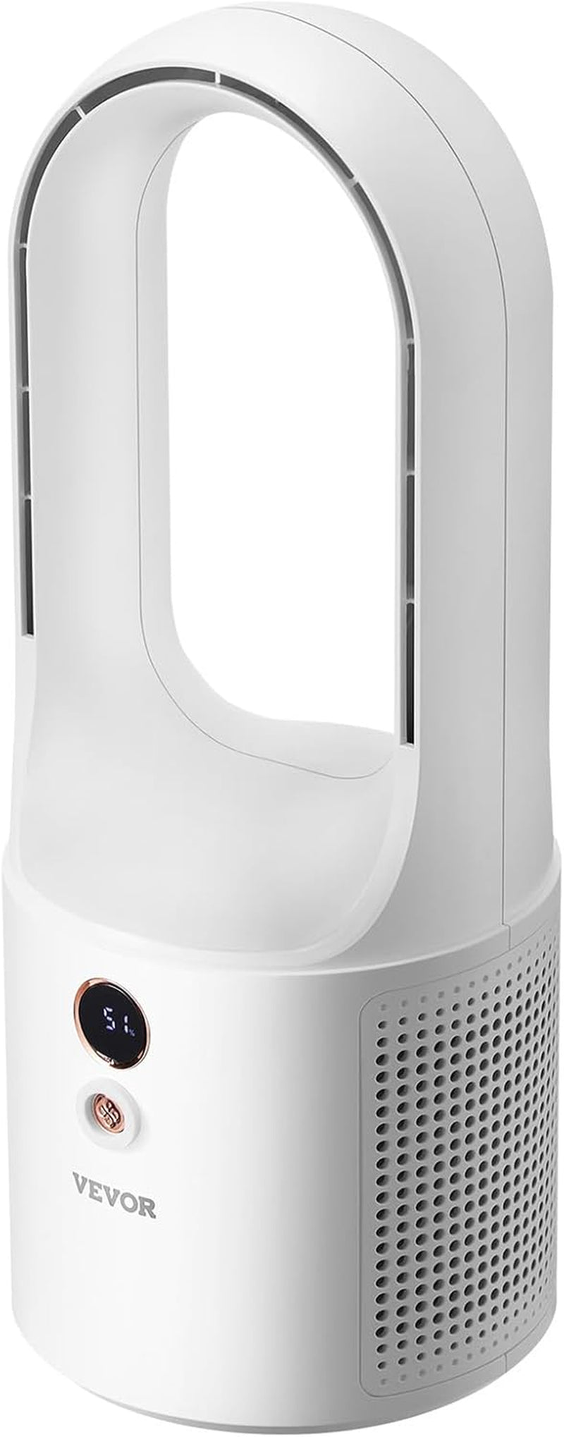 Bladeless Portable Desk Fan - 12.99 Inch, 6-Speed USB, Ultra Quiet Cooling Solution